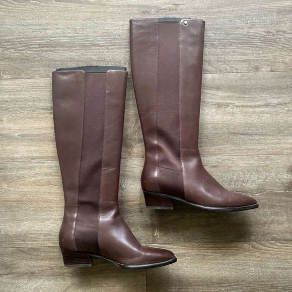 COLE HAAN KNEE-HIGH BOOTS (7.5) - Picture 2 of 6